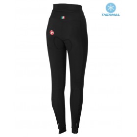 Radhose Lange 2016 Castelli Viva Dame Viter Thermal Fleece N001